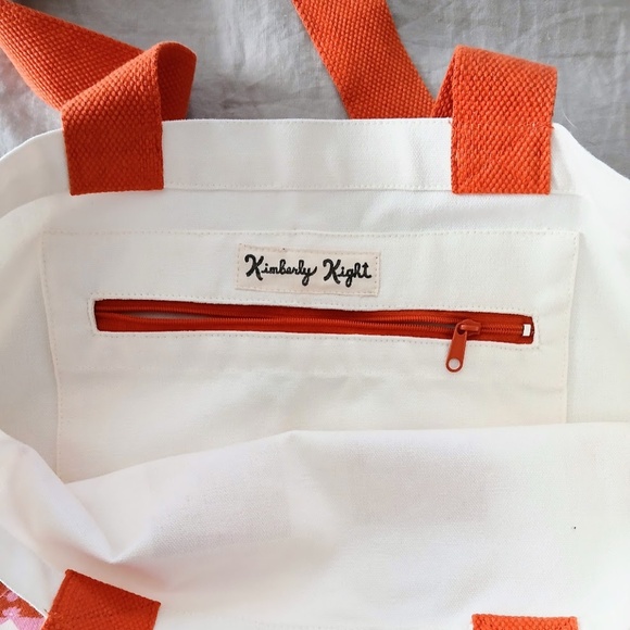 NWOT Ruby Star Society Canvas Quilt Block Tote Bag - Picture 3 of 4